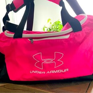 Bright Pink Under Armour Gym Bag